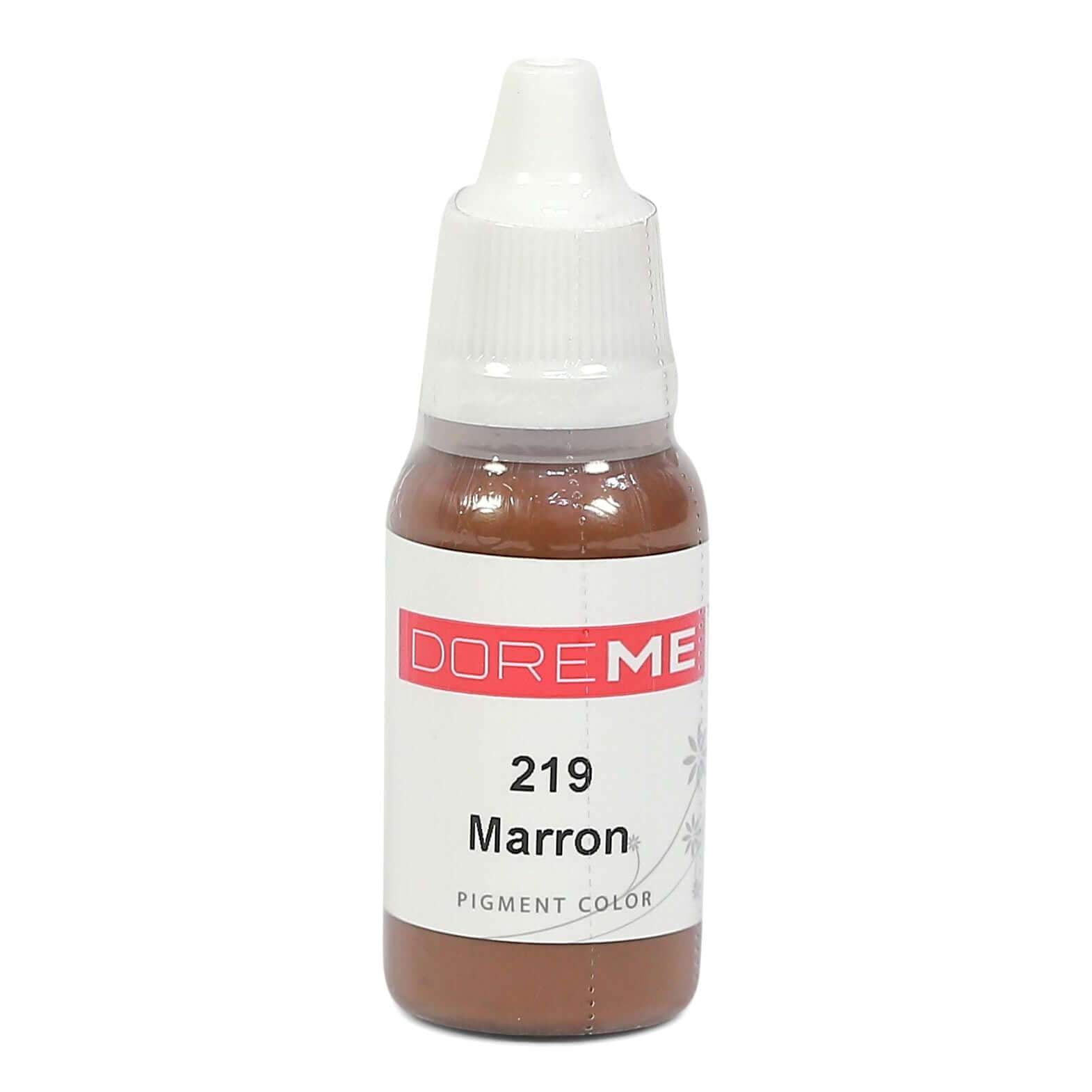 Permanent Makeup pigments Doreme Micropigmentation Eyebrow, Eyeliner, Lip Colours 219 Marron (c) - Beautiful Ink UK trade and wholesale supplier