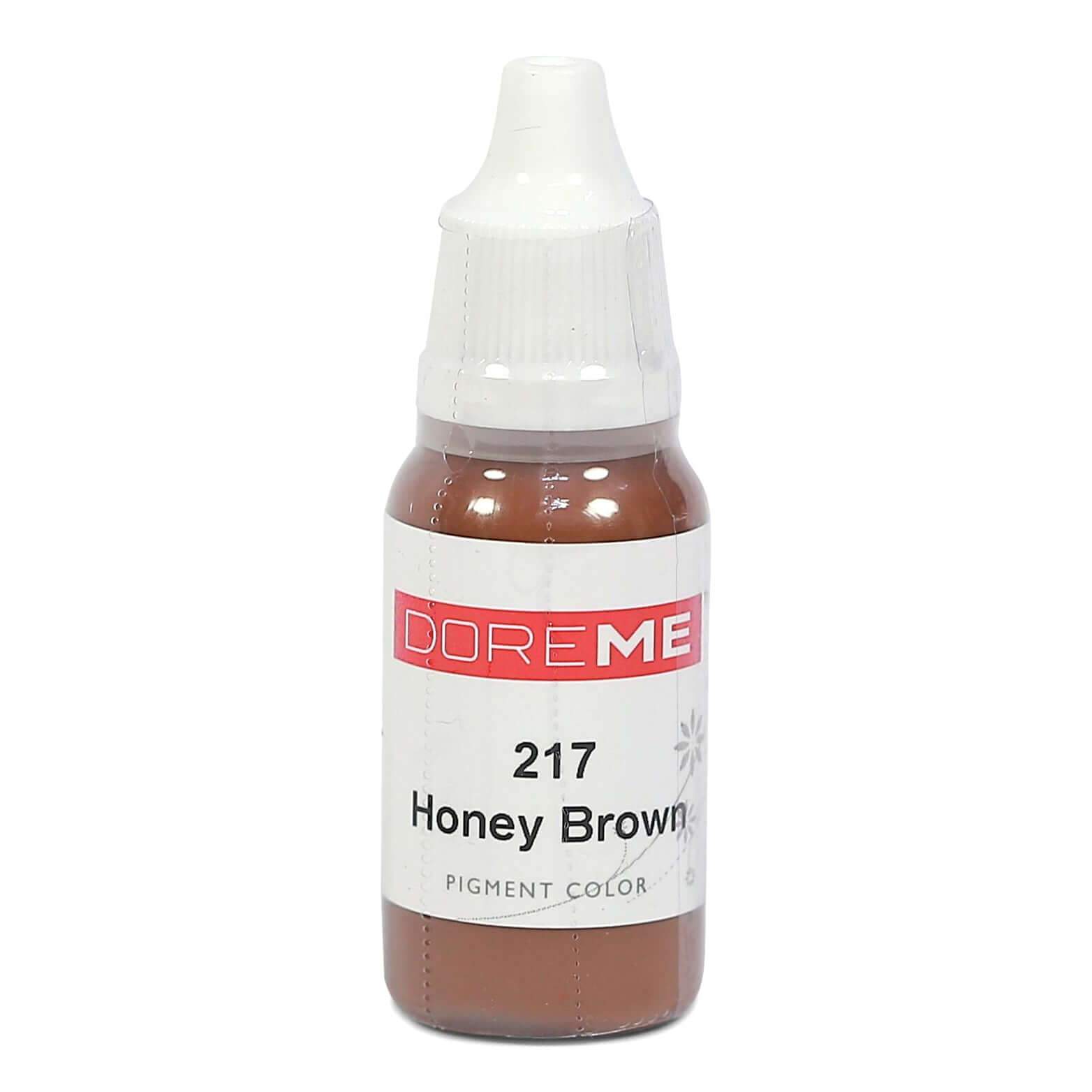 Permanent Makeup pigments Doreme Micropigmentation Eyebrow, Eyeliner, Lip Colours 217 Honey Brown (n) - Beautiful Ink UK trade and wholesale supplier