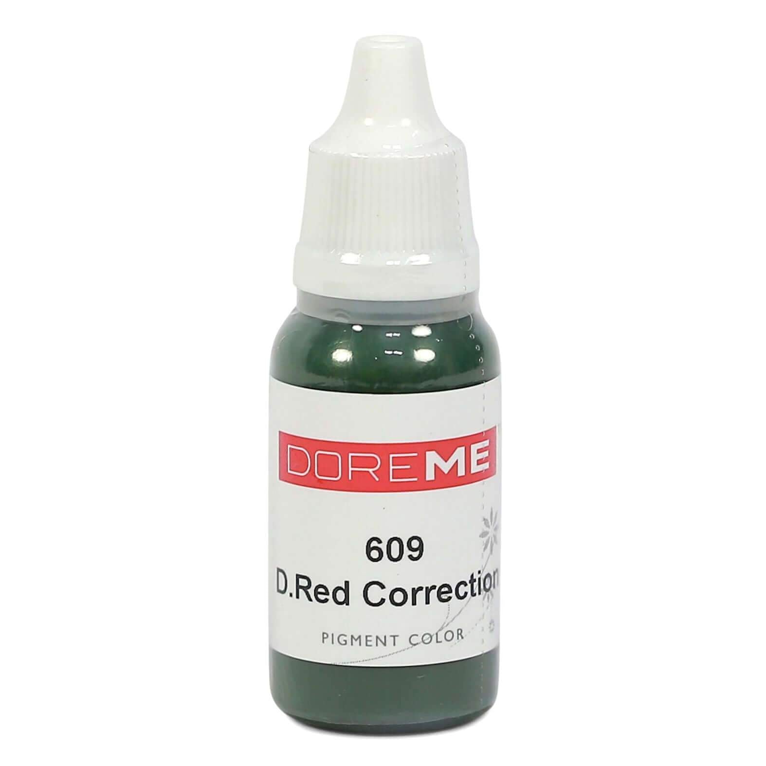 Permanent Makeup pigments Doreme Micropigmentation Correction Colours 609 D.Red Correction (c) - Beautiful Ink UK trade and wholesale supplier